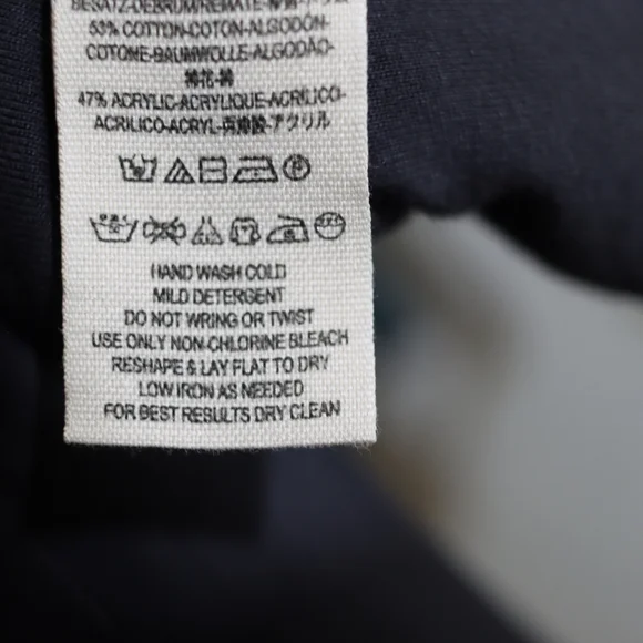 Free People Navy Blue Crochet Trim Zip Front Cropped Bomber Jacket Medium - Picture 15 of 16